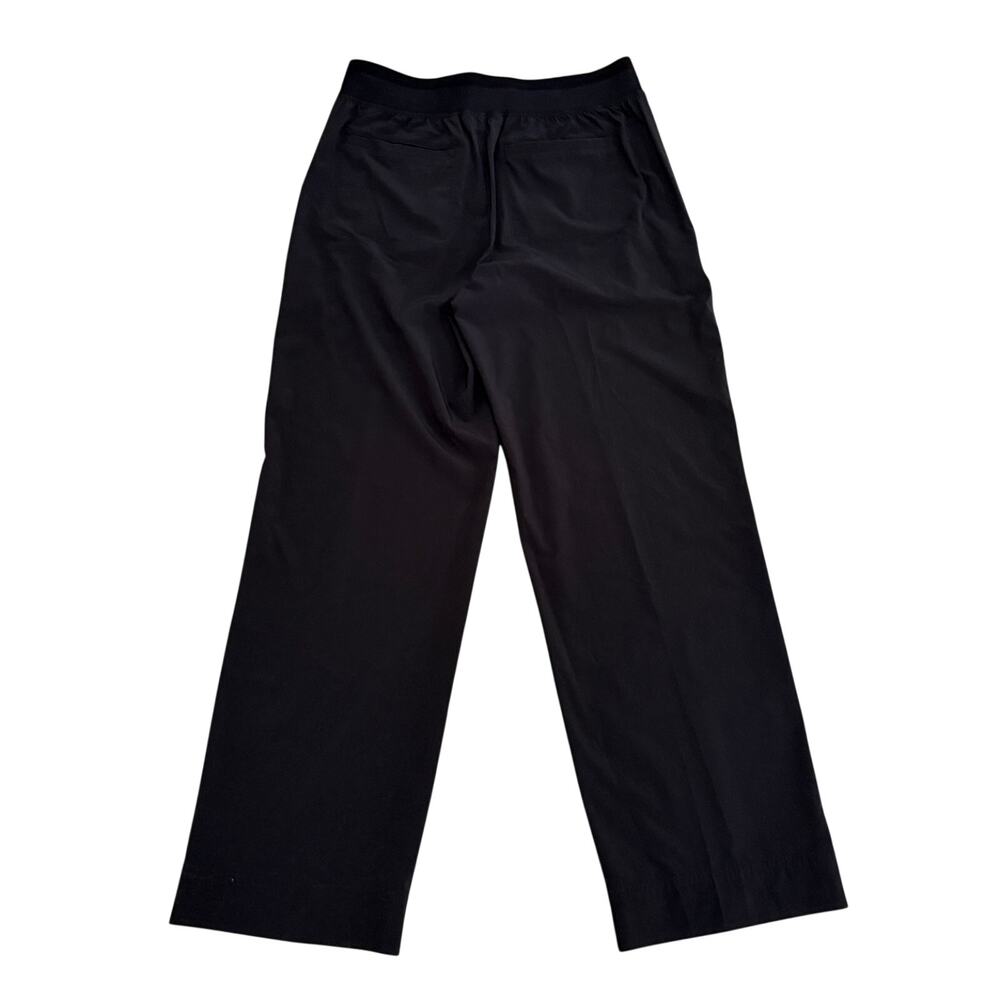 Athleta Brooklyn Heights High Rise Wide Leg Trousers Pants 8 Black Office 58449 - Picture 9 of 13